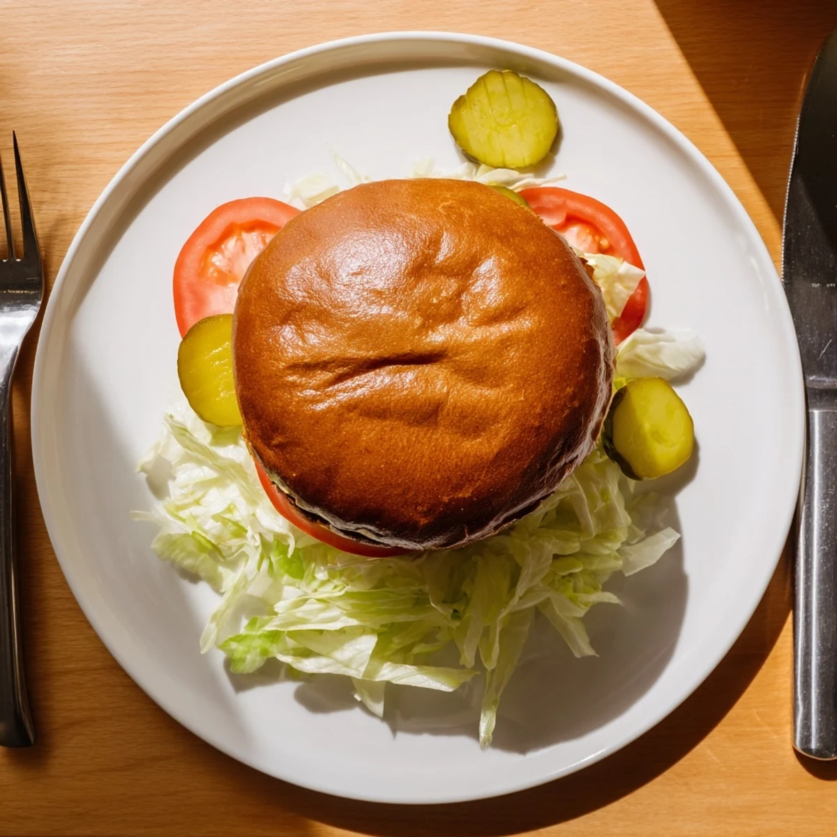 Juicy crack burger with melted cheddar, crispy bacon, and tangy ranch-mayo sauce on toasted brioche bun