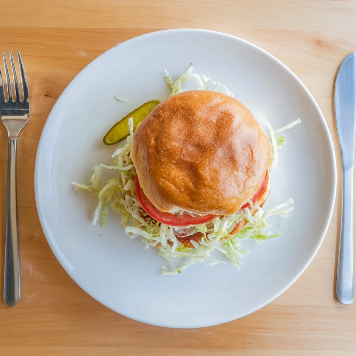 Mouthwatering crack burger loaded with bacon, cheese, lettuce, tomato, and creamy homemade sauce on golden bun