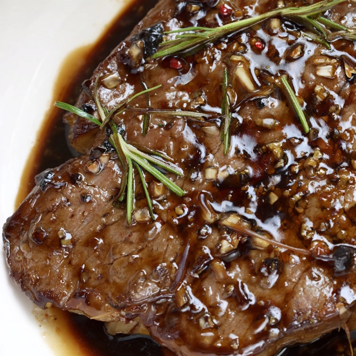 Homemade Steak Marinade in a bowl, tangy brown sugar notes, perfect for searing