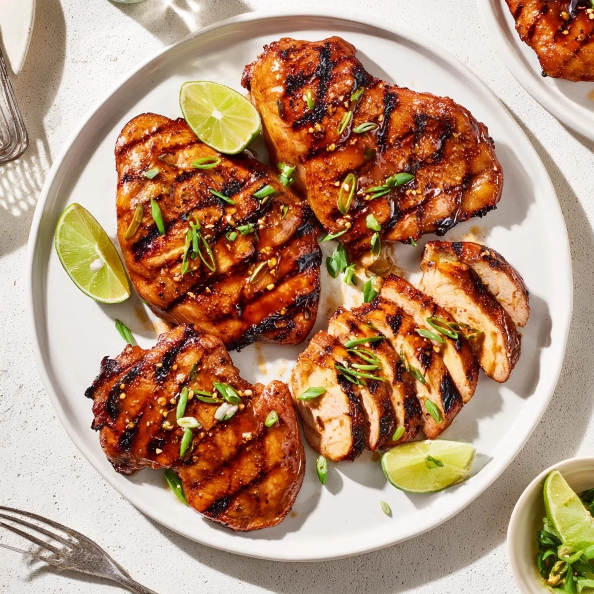 Tender Grilled Vietnamese Chicken marinated in lemongrass, served over steaming jasmine rice.