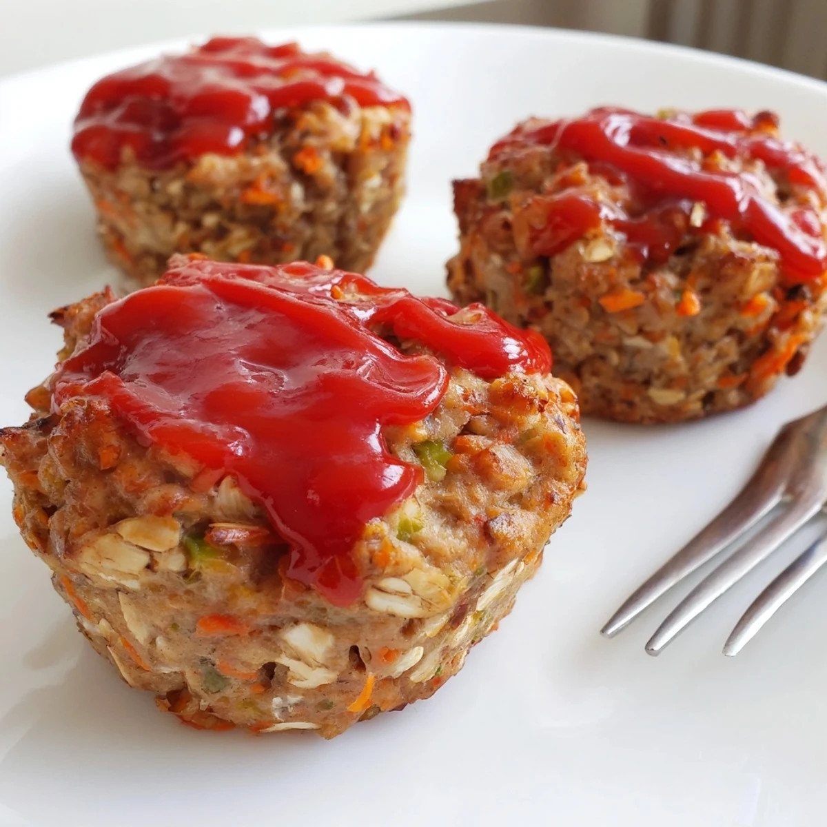 Healthy portion-controlled turkey meatloaf muffins served warm for easy meal prep