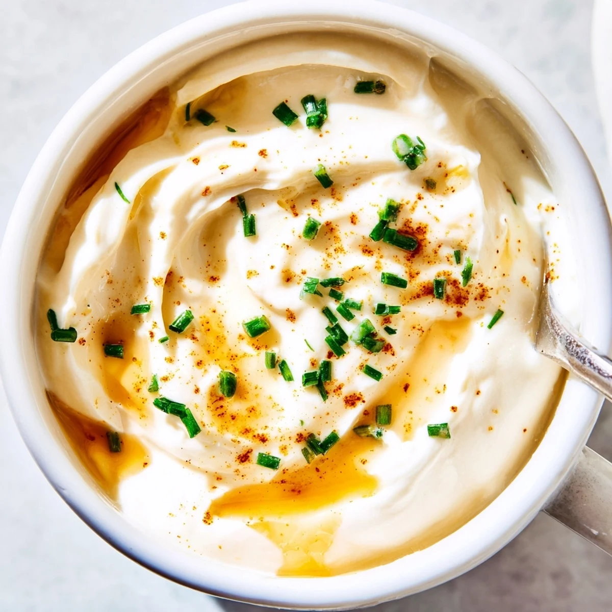 Creamy Hot Honey Ranch Dip chilled in bowl with carrot sticks