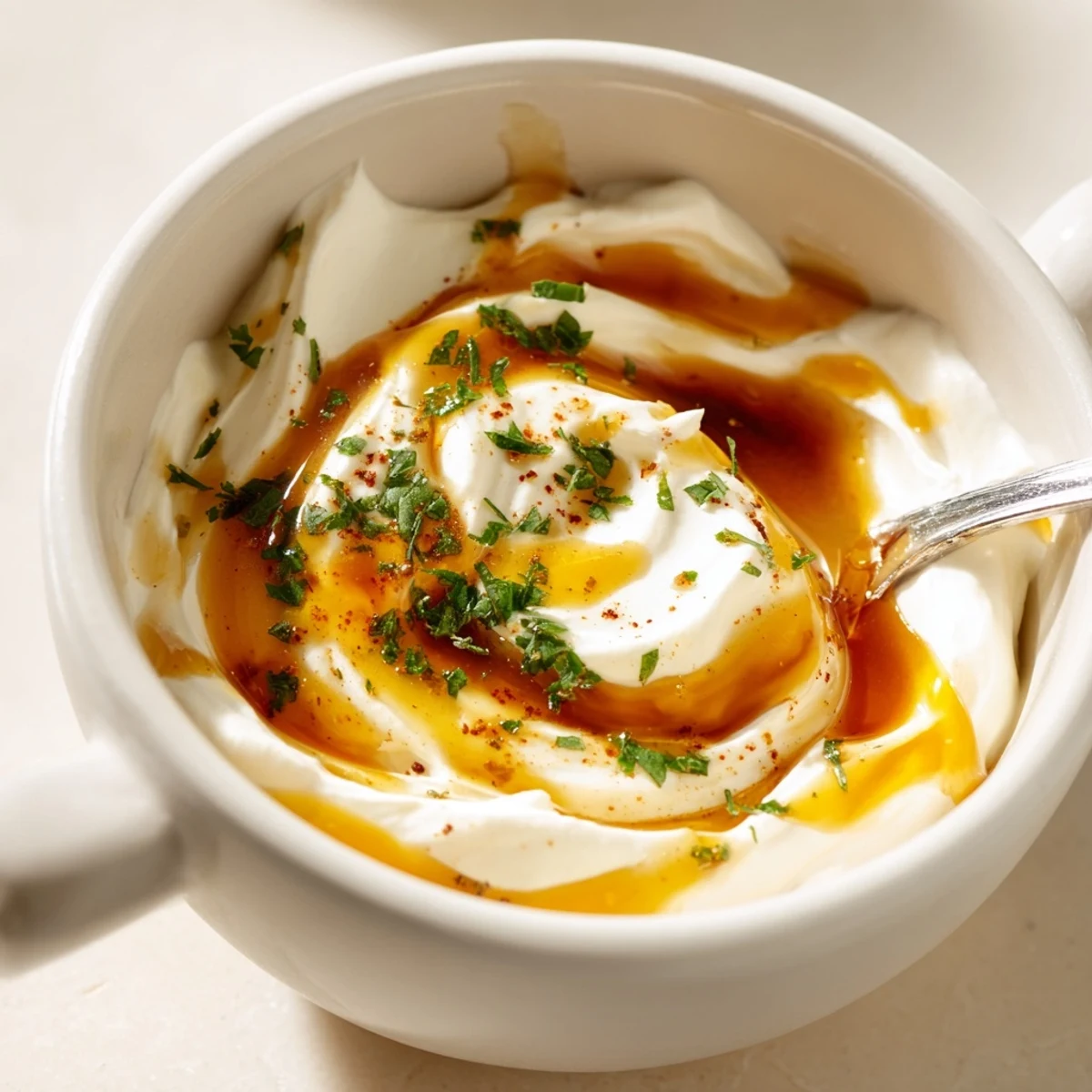 Tangy Hot Honey Ranch Dip with smoky paprika, ideal for wings